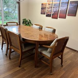 Dining Tables And Chairs w/ Casters