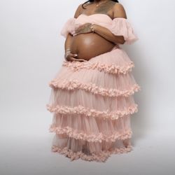 Maternity Set - Photo Shoot Outfit /baby Shower Or Gender Reveal 