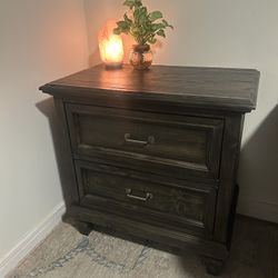 2 Drawer Side Table/Night Stand