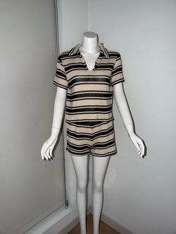 Striped Knit T-Shirt