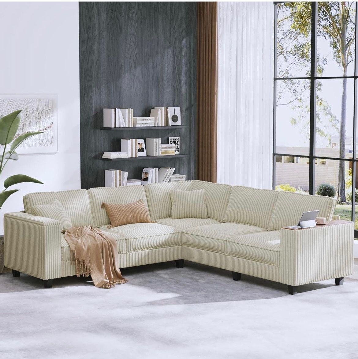 Corner Sectional White/Biege