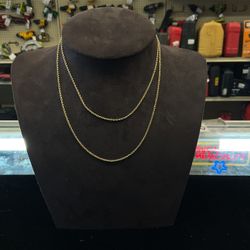 14KT Thin Rope Chain 35761-11
