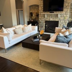 Restoration Hardware Couches And Coffee Table Living Room Set