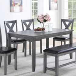 Beautiful Four chair and bench Dining Set