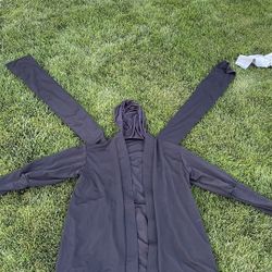 Black Long Jacket Or Top Halloween Costume 