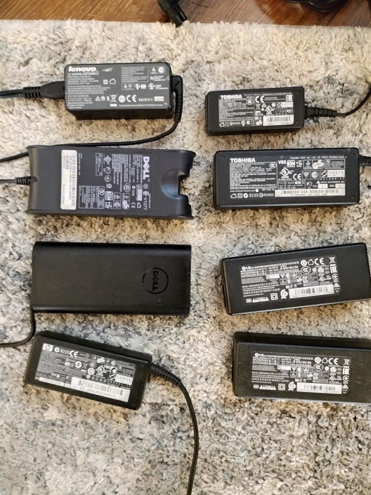 Lenovo, LG, HP, Dell, Etc. Only$5! Each. Laptop power cords. All Brands All Types