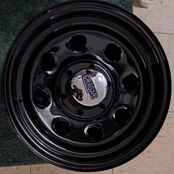 Juego De 4 Rines Con Los Birlos Y Tapaderas 15x8 