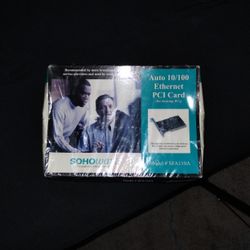 Brand New SoHoWare Auto 10/100 Ethernet PCI Card!!
