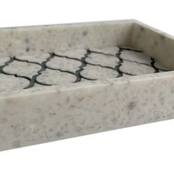 Sweet Home Collection Bathroom Accessories – Versailles Soap Dish, Decorative Bath Decor, 24 Units