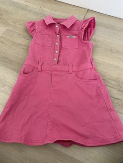 Pink Jean Dress