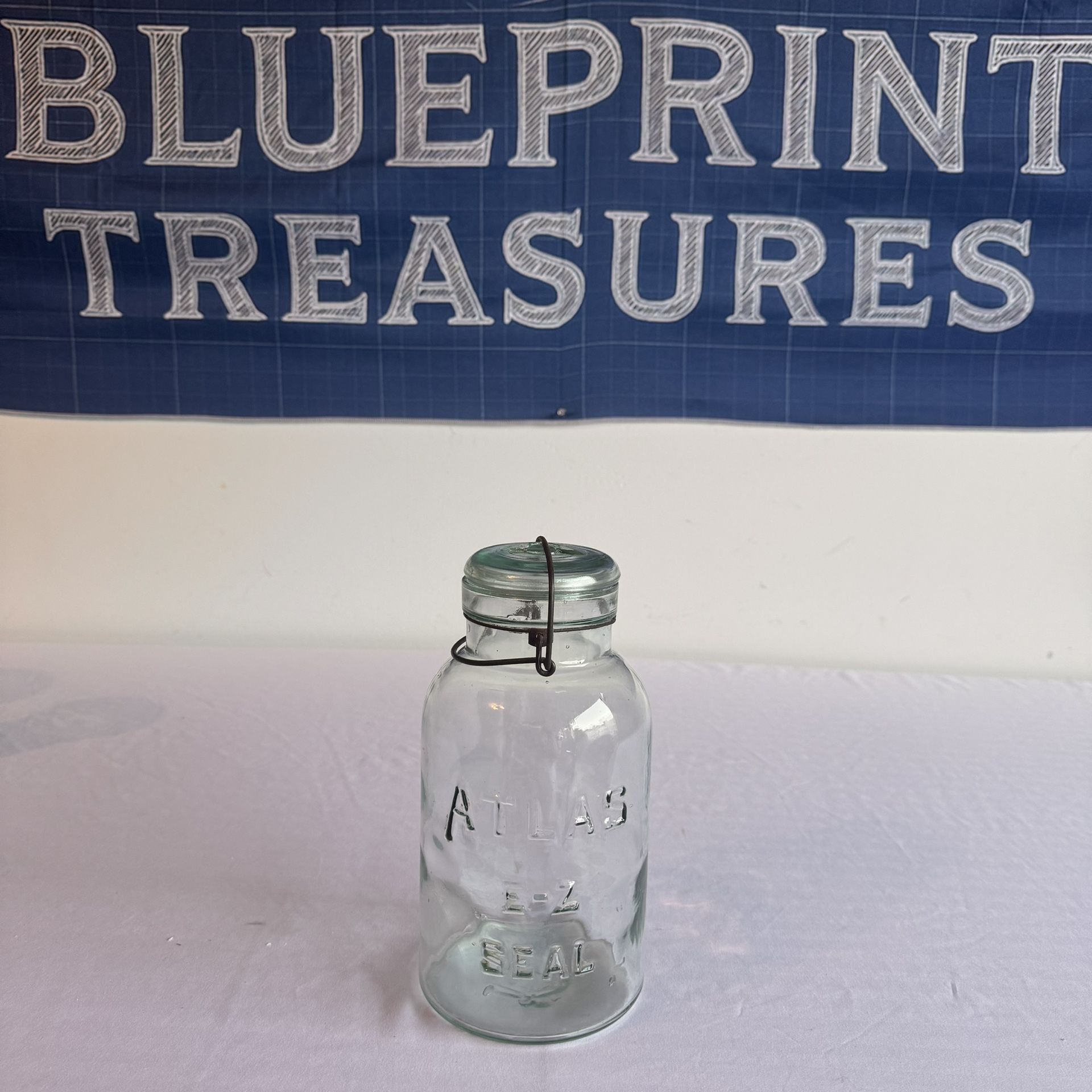 ✨ Vintage Atlas E-Z Seal Mason Jar ✨