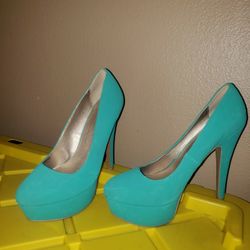 Turquoise Heels