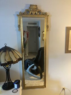 Antique Hand Carved Unique Mirror