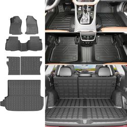 NEW Subaru Outback powoq Floor Mats + Cargo + Backrest Mats 2020–2025 – Black