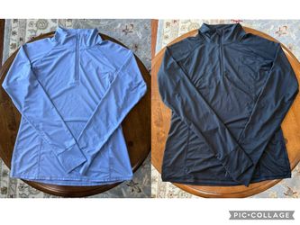 Quarter-Zip Athletic Top Size Small – Set of 2