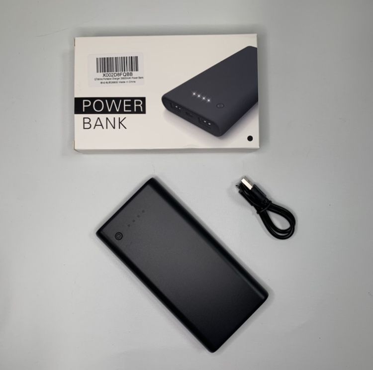 Portable Charger Power Bank 26800mah, Ultra-High Capacity Safer External Battery Pack Compact with High-Performance and 2 USB Output