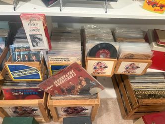 Large record collection, 1950s and 60s