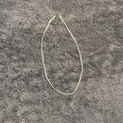 Pure silver linked chain (Italy)