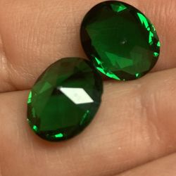 Pair Of Emerald Twins Gemstones 