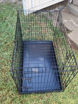 Dog Crate size L"36 w"23 H"24 is like new