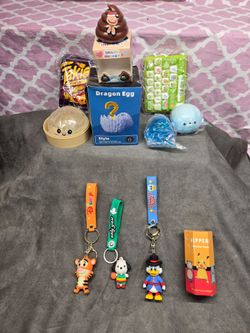Ultimate 11pc. Squishy Keychain Hipper Stocking Stuffer Set  for boys #9