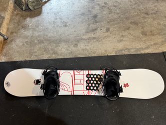 YES. Jackpot 156 Snowboard w/ K2 Bedford Bindings & Crab Grab Stomp Pad