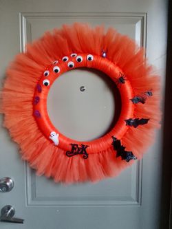 Handmade Halloween wreath