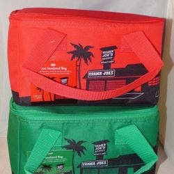 NEW Trader Joe's Mini Insulated Tote Bags 