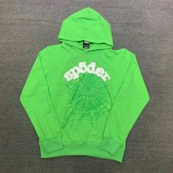 Green Spider Hoodie Men’s Large