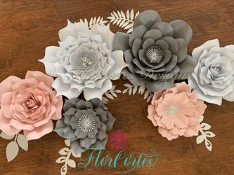 Paper flowers flores de papel