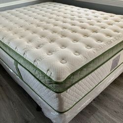 Ck Organic Elite Superior Hybrid Cool Gel Memory Foam Pillow Top 14inch Mattress!!