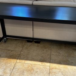 CB2 go cart desk/console