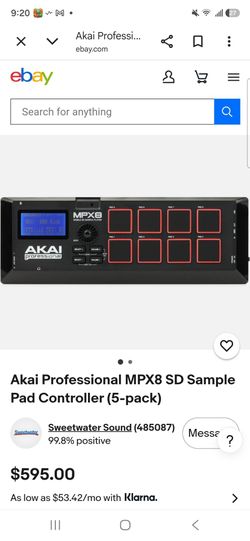 Akai Professional MPX8 SD Sample Pad Controller