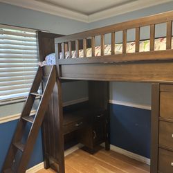 Pottery Barn Twin Bunk Bed Loft 