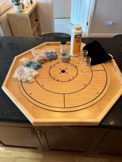Crokinole Canada Board - Complete Set