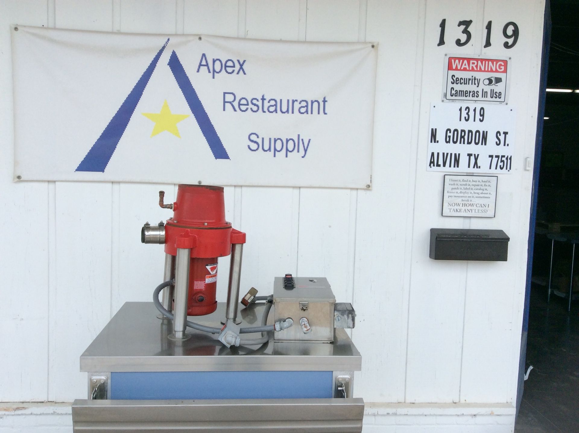 #3207 Red Goat 2 HP A2P-R7 Commercial Garbage Disposal 3 Phase