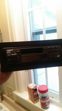 Sony cassette radio