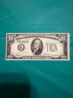 1934 $10 bill