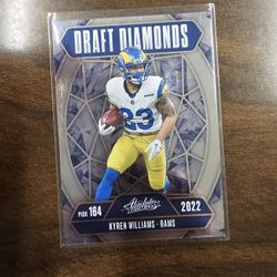 KYREN WILLIAMS RAMS DRAFT DIAMONDS ABSOLUTE FOOTBALL PANINI NFL SPORTS CARD 