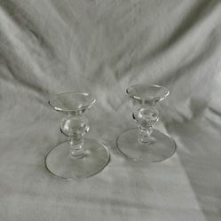 Used Pair Of Candle Holders