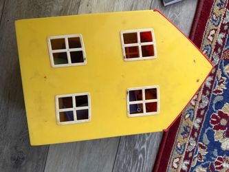 Plastic Toy Peppa Dollhouse Yellow