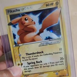 PIKACHU GOLD STAR EX HOLLON PHANTOM SET