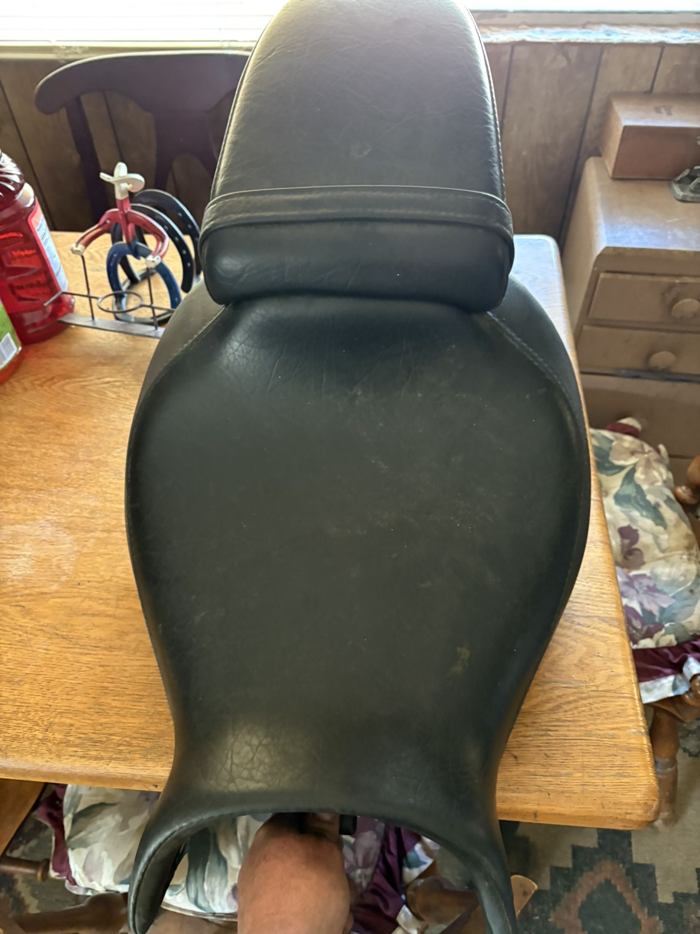 Harley Davidson Seat And And Sissy Bar $50 Thank