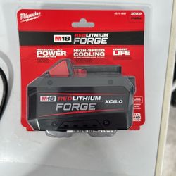Milwaukee M18 Red Lithium Forge XC 8.0