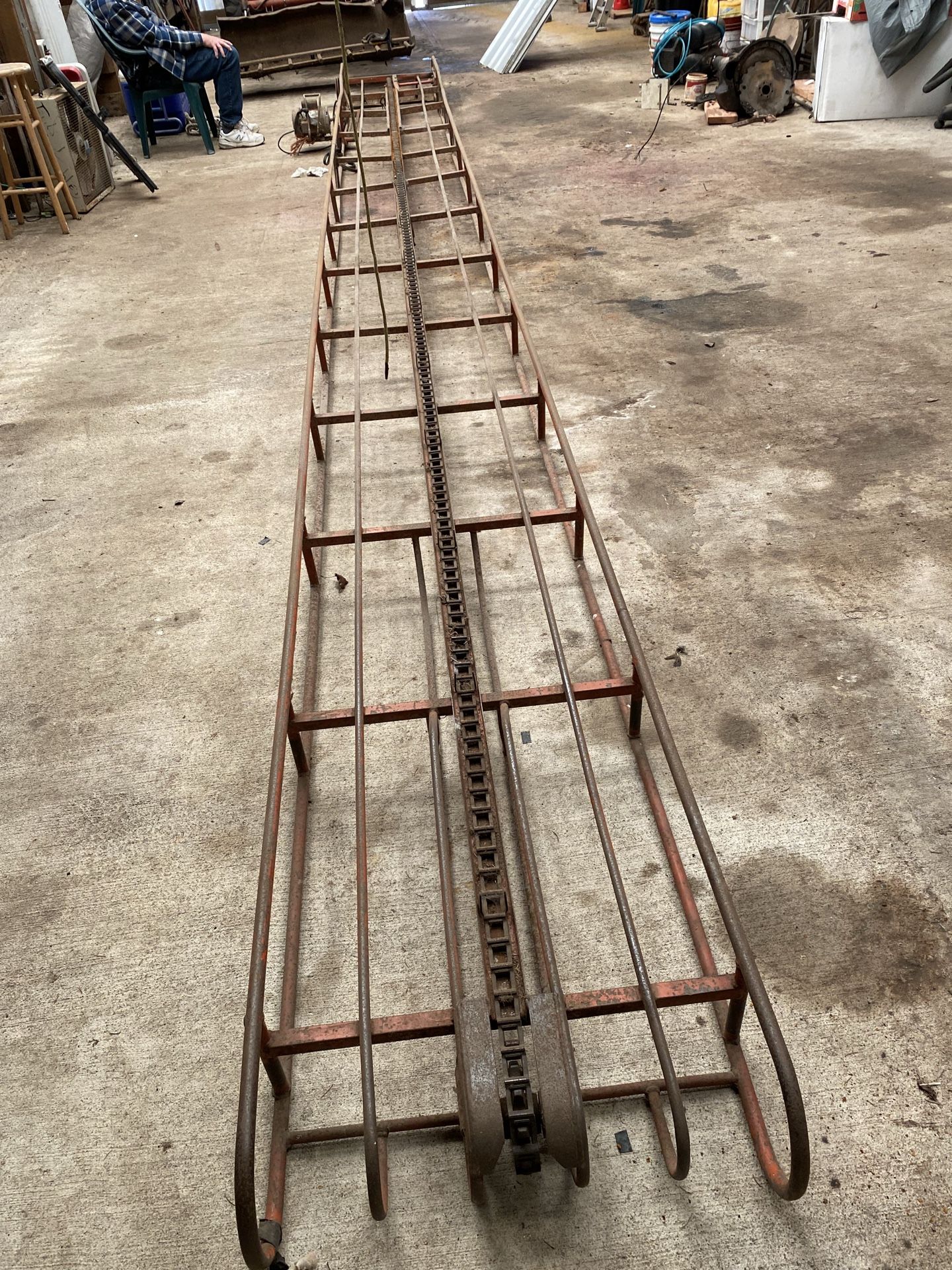 24 foot hay elevator with motor nice condition