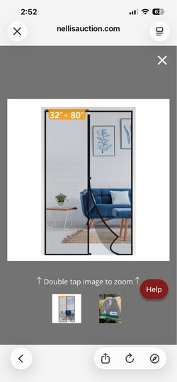 Details Features Bid History Yotache Magnetic Screen Door For 32x80 Doors, Screen Size 34"X81" High-Density Fiberglass Mesh With Powerful Magnets & Wi