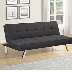 FUTON BLACK FABRIC NEW 