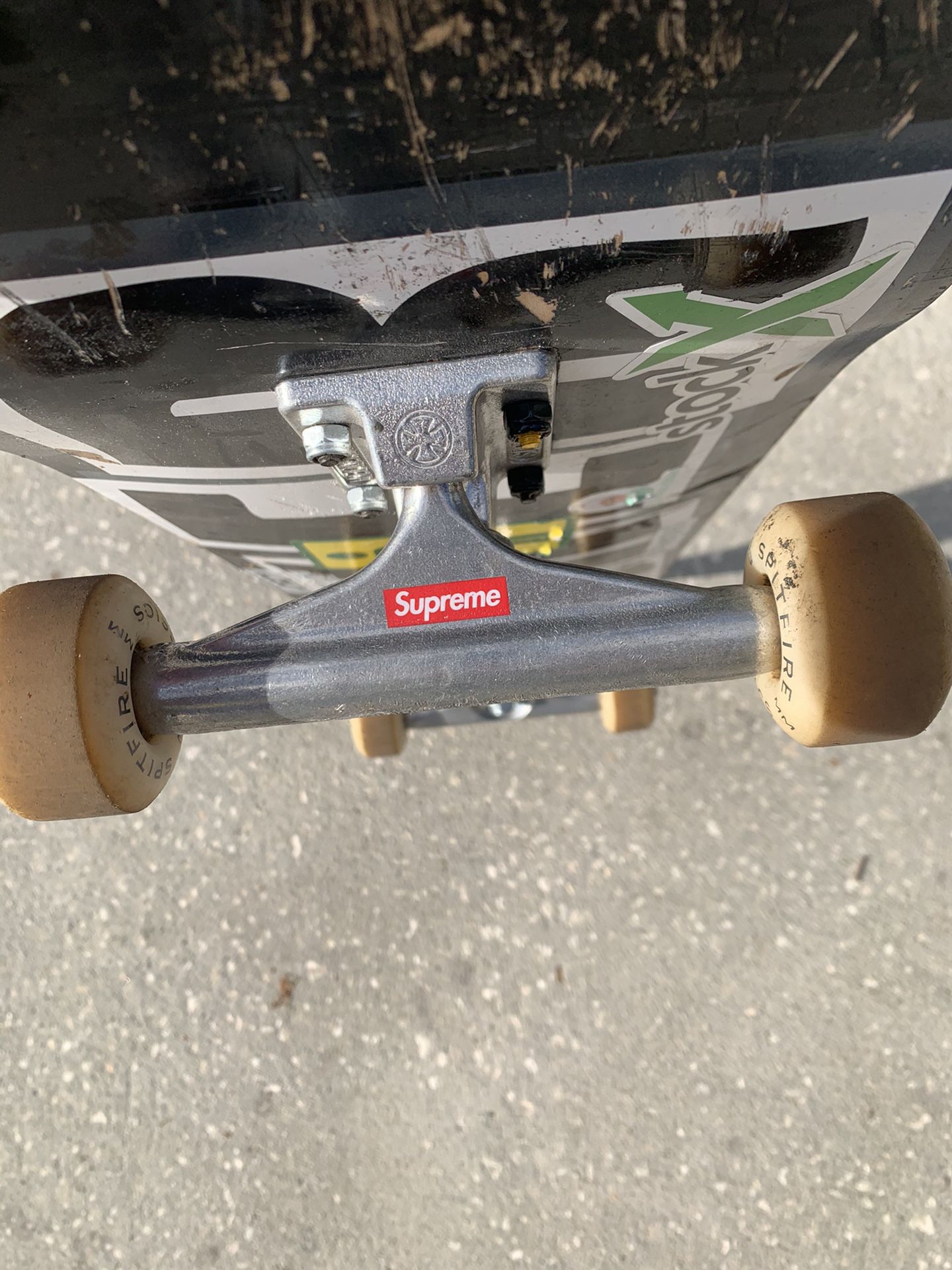 Baker Skateboard Supreme Independent Trucks Spitfire Wheels for 