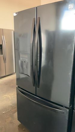 Kenmore 3-Door Black Refrigerator
