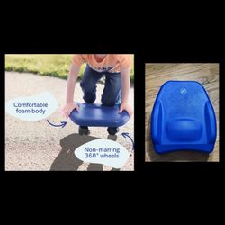 Fun & Function Foam Tummy Scooter - Scooter Board - Padded for Kids PE & Gym
